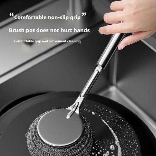 Ståltrådsboll borste