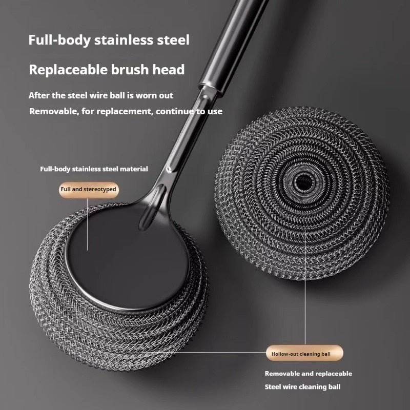 Ståltrådsboll borste