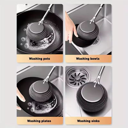 Ståltrådsboll borste